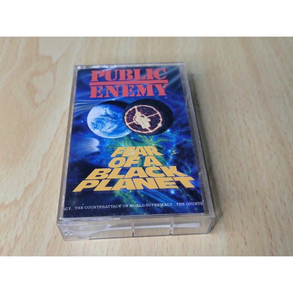 Public Enemy Fear of a Black Planet 1990 Cassette Tape W Insert